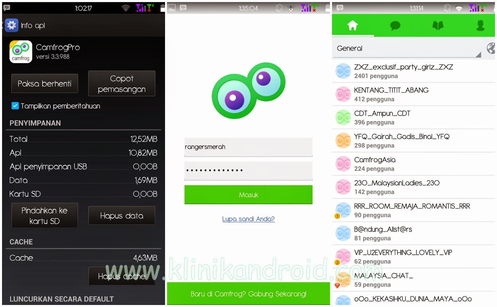 free camfrog pro for android